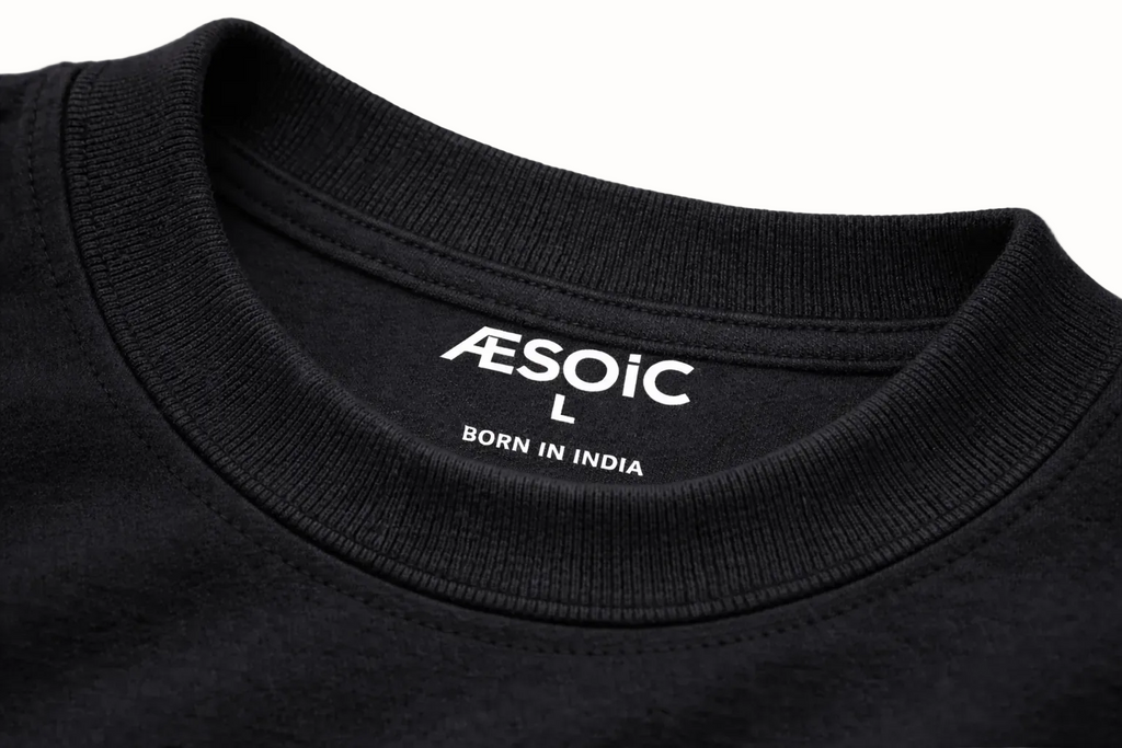 Oversized Gouache Tee – Black