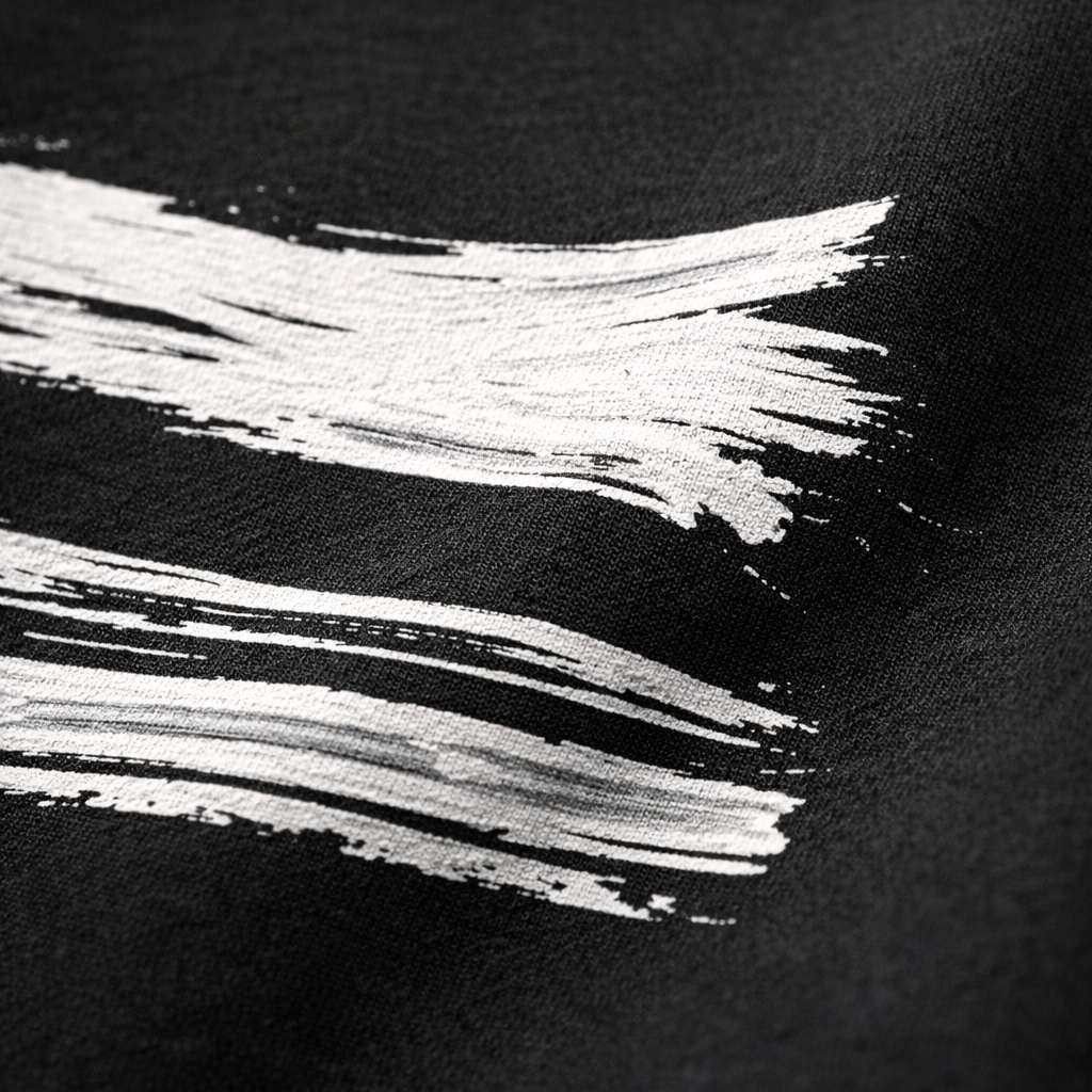 Oversized Gouache Tee – Black